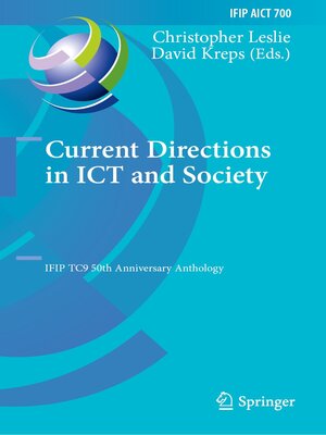 cover image of Current Directions in ICT and Society